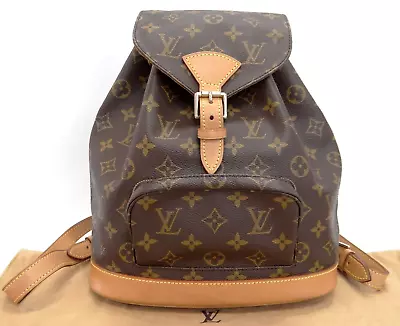 LOUIS VUITTON Backpack Bag Montsouris MM M51136 Monogram France 60210023800 Y • £561.39