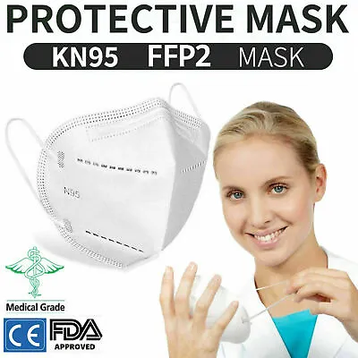 20 X Face Mask Disposable Mouth Guard Cover Face Masks Filter Non Surgical UK 1 • £9.75