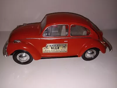 Vintage 1973 Jim Beam Volkswagen Bug Decanter Red Collectible  • $56.24