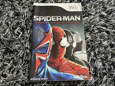 Spider-Man: Shattered Dimensions - Nintendo Wii - Manual Only • $7.99