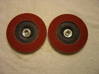 7  Flap Disc Pack Of 2 Type 27 3m Ceramic 40 Grit 5/8-11 Mounting Free Shipping • $24.95