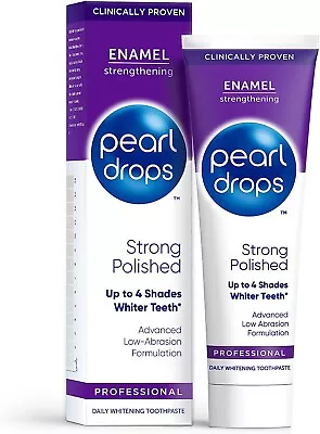 Pearl Drops Strong White Polished Mint Flavour Toothpaste 75ml • £4.93