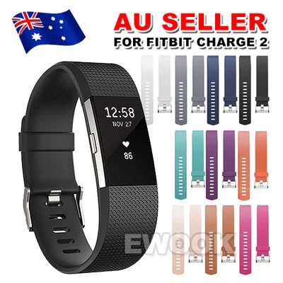 $4.45 • Buy Replacement Silicone Gel Band Strap Bracelet Wristband For Fitbit Charge 2 Sport