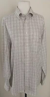 RM WILLIAMS Button Down Collar Check ‘Regular Fit’ Dress Shirt Size M- Australia • $20