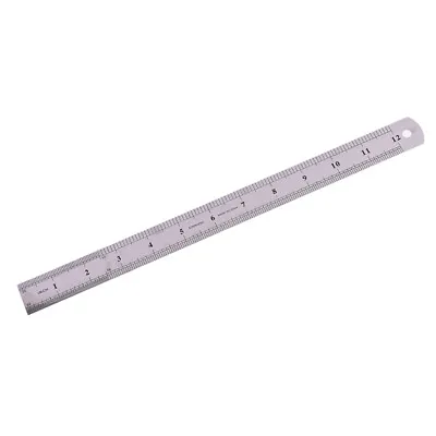 METAL RULER Stainless Steel Straight Edge Drawing Cutting Non Skid B_ji • $1.88