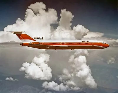 Pacific Southwest Airlines Boeing 727-200 ((8.5 X11 )) Print • $21.95