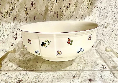 Villeroy & Boch Petite Fleur Round Vegetable Serving Bowl Large 9 7/8 Inches • $64.99