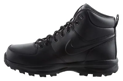 Men's Nike Manoa Leather Black/Black (454350 003) • $103.22