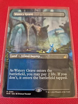 Watery Grave - Borderless RVR MTG • $28