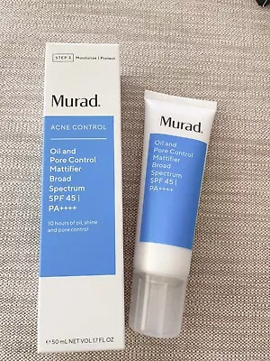 MURAD Oil And Pore Control Mattifier SPF 45/ PA+++  $49 Exp 04/2025 08/2025 • $27.99