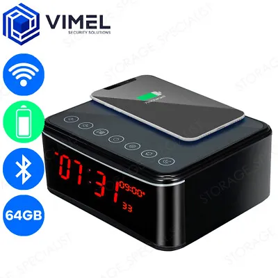 $269 • Buy Wireless WIFI 64GB Charging Station Alarm Clock Security Camera 