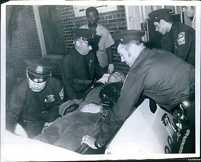 Vintage Shooting Victim In Charleston Ma Spree At Mass General Police Photo 8X10 • $19.99
