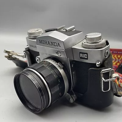 MIRANDA Sensorex II 35mm SLR Film Camera F1.8 50mm Film Case Tested New Battery • $149.99