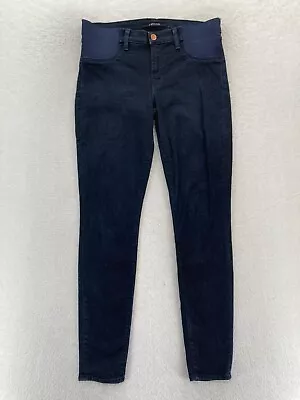 J Brand Mama J Maternity Dark Super Skinny Jeans Bluebird 29 Side Elastic Panel • $19.99