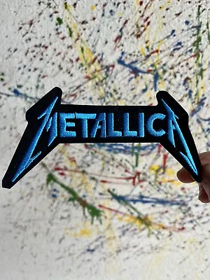 Metallica Iron On Patch Sharp Blue • $5.99