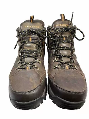 Skechers Shoes Sz 13 Relaxed Relment Traven Waterproof Hiking Boots Mens 65529 • $34.44