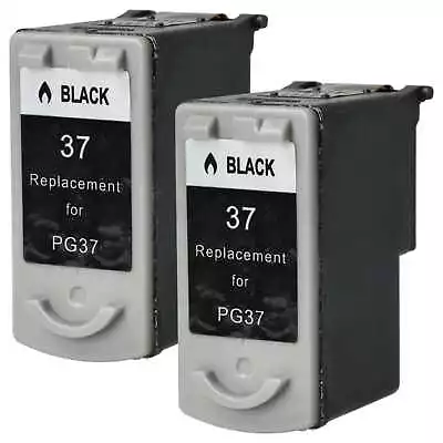 2 Black Ink Cartridges For Canon Pixma Ip2500 Mp190 Ip2600 Ip1800 Mp140 Mp210 • £43.89