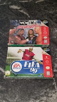 2x Sealed N64 Games NTSC-A Fifa 99 WCW NWO Revenge Nintendo 64 N64 View Images • £350