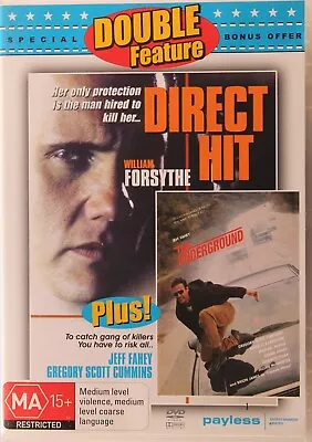 Direct Hit / The Underground DVD - Double Feature - FREE POST • $4.99