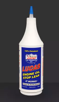 Lucas Engine Oil Stop Leak 946ml Designed To Stop Oil Leaks + Stop Smoke 10278 • $39