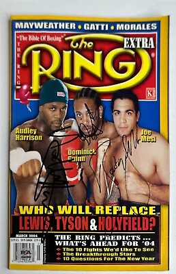 Audley Harrison & Joe Mesi Signed The Ring Boxing Magazine PSA AN43862 • $59.96