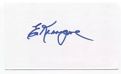 Ed Kranepool Signed 3x5 Index Card Baseball Autographed Signature • $30