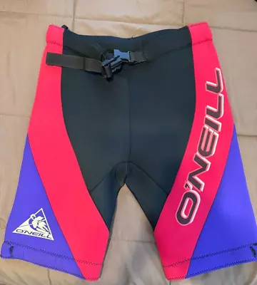 O'Neill Wetsuit Shorts Men's Large Black/Red/Blue • $10