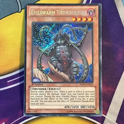 Evilswarm Thunderbird - Secret Rare (Hidden Arsenal 7) YuGiOh 1st Edition • $2.86