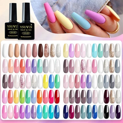 £3.99 • Buy 20PCS Gel Nail Polish  Set Soak Off UV LED Colour Base Top Coat Nail Varnish UK