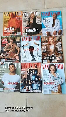 Vanity Fair Vintage Magazines Lot Of 9 Magazines From The 90s. • £14