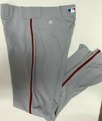 Washington Nationals Grey Flex Base Authentic Majestic Baseball Pants Sz 30-44 • $59.99
