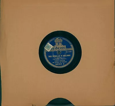 Zarah Leander  With Orq.- Tres Estrellas Vi Brillando / Gracias Mi Amigo - 78rpm • $19.49