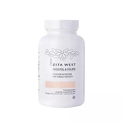 Myo-Inositol And Folate Supplement For PCOS - Zita West Fertility Support For Wo • £18.66