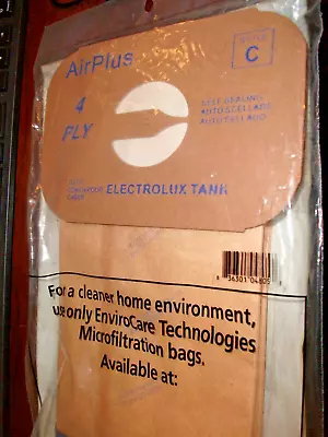 ELECTROLUX TYPE C Canister Vacuum Bags 4 BAGS (4 PLY) • $8.50