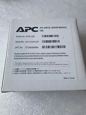 Apc Kvm-usb 2g Server Module • $34.99