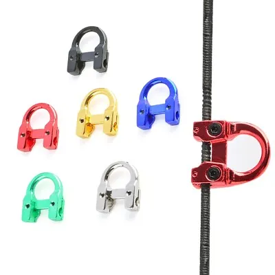 Metal D Loop Release Bowstrings Archery U Ring Compound Bow Nock Hunting Shoot • $10.33