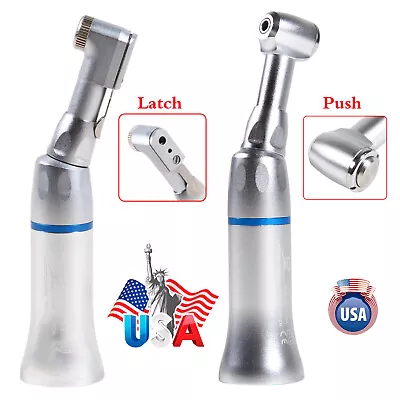 NSK Style Dental Slow Low Speed Contra Angle Handpiece Latch Push E-type Attach • $27.18