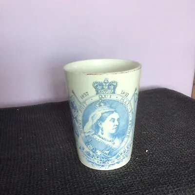 Late Mayers  - Longest Reign Queen Victoria 1837  China Tumbler  4  Tall • £7.99