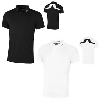 J.Lindeberg Mens 2023 KV Regular Fit Wicking Golf Polo Shirt • $75.39