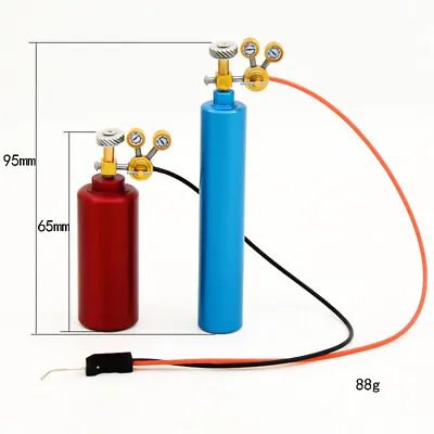 1/6 Proportional Oxygen + Acetylene Cylinder Metal Model For 12  Action Figure • $25.88