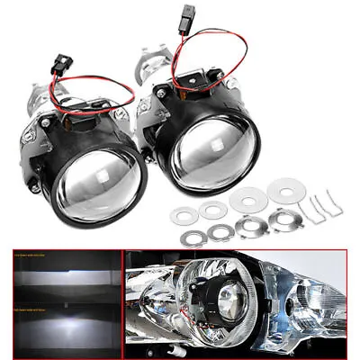 2x 2.5  Inch RHD Car Bi-xenon Mini HID Projector Lens Headlight H4 H7 Retrofit • $33.33