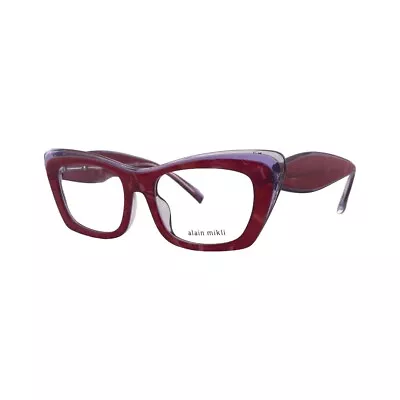 Alain Mikli A03119 Sarette Rouge Mikli Eyeglasses Frames 53mm 18mm 140mm - 004 • $140