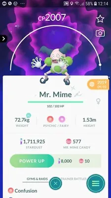 Shiny Mr. Mime Pokemon Trade Go • $7.50