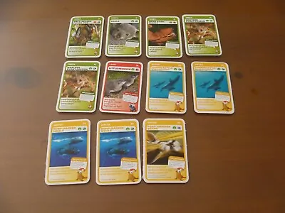 Woolworths Red Aussie Animals Cards Bulk Lot 11 Individual Cards Some Duplicates • $1.99