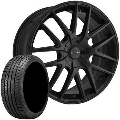 4-Touren TR60 17x7.5 5x100/5x4.5  Matte Black Rims W/215/55R17 Arroyo A/S Tires • $960.99