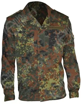 German Flecktarn Field Shirt - Army Military Camo Fatigue Airsoft Paintball New • $72.55
