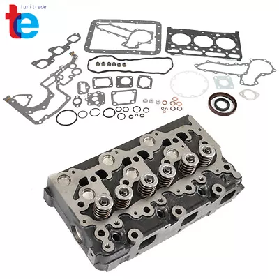 Complete Cylinder Head & Gasket Kit For Kubota D1503 Tractor L2900 L3000 L3010 • $351.67