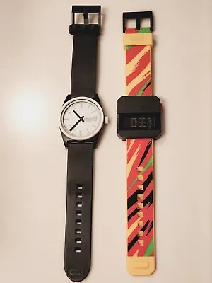 2 Neff Watches. DAILY ( Black/White ) & DIGI ( Multicolor ) BOTH RUNNING  • $39