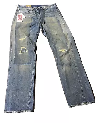 Levis Vintage Clothing LVC 1954 501Z Selvedge Jeans Patch 38 X 34  NWT • $206.10