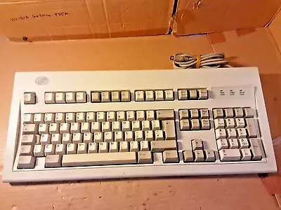 IBM M 1391406 Keyboard (grey Badge) With PS2 Connector UK MADE 1995 + CABLE • £155